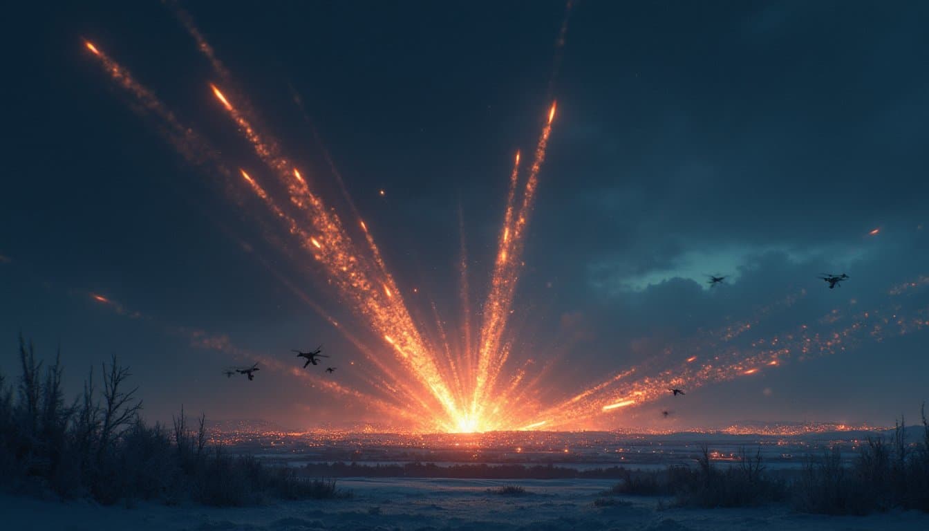 Russia Launches Major Missile and Drone Attack on Ukraine's Energy Grid, Forcing Emergency Shutdowns