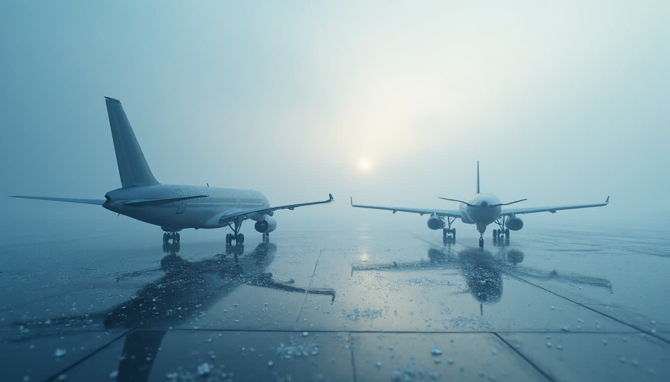 Japan Airlines Plane Collides with Parked Delta Aircraft During Deicing at SeaTac Airport