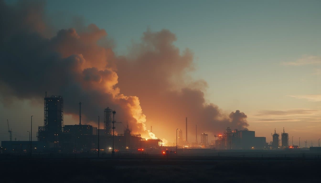 Fire at Pennsylvania Aerospace Facility Prompts School Closures and Shelter Orders