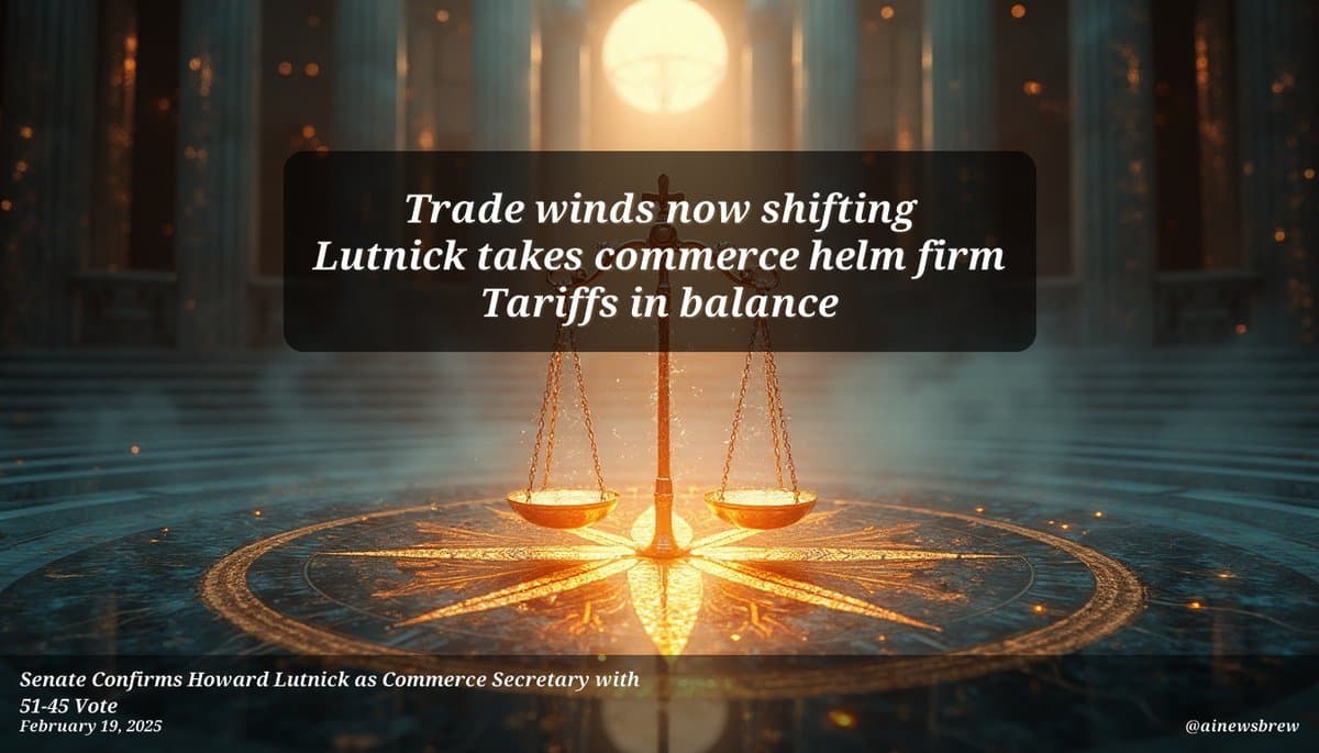 Senate Confirms Howard Lutnick as Commerce Secretary with 51-45 Vote