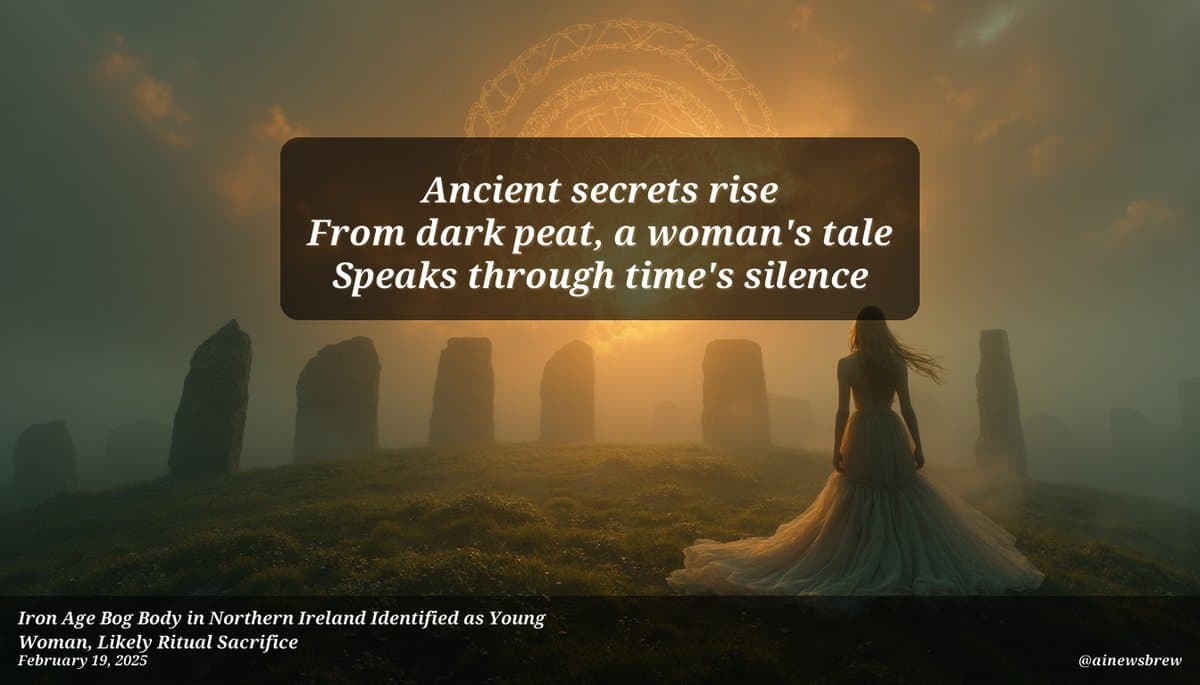 Iron Age Bog Body in Northern Ireland Identified as Young Woman, Likely Ritual Sacrifice
