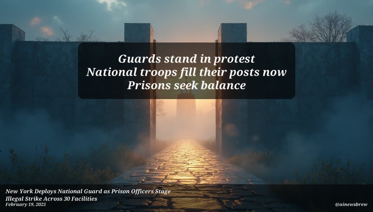 New York Deploys National Guard as Prison Officers Stage Illegal Strike Across 30 Facilities
