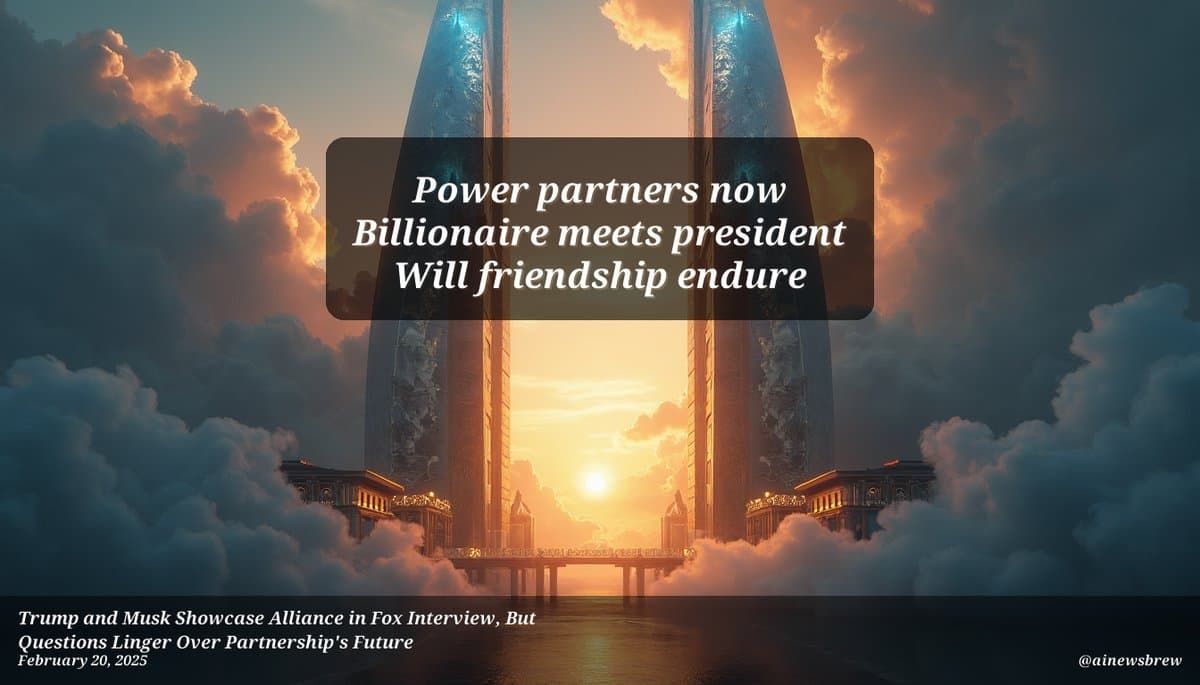 Trump and Musk Showcase Alliance in Fox Interview, But Questions Linger Over Partnership's Future