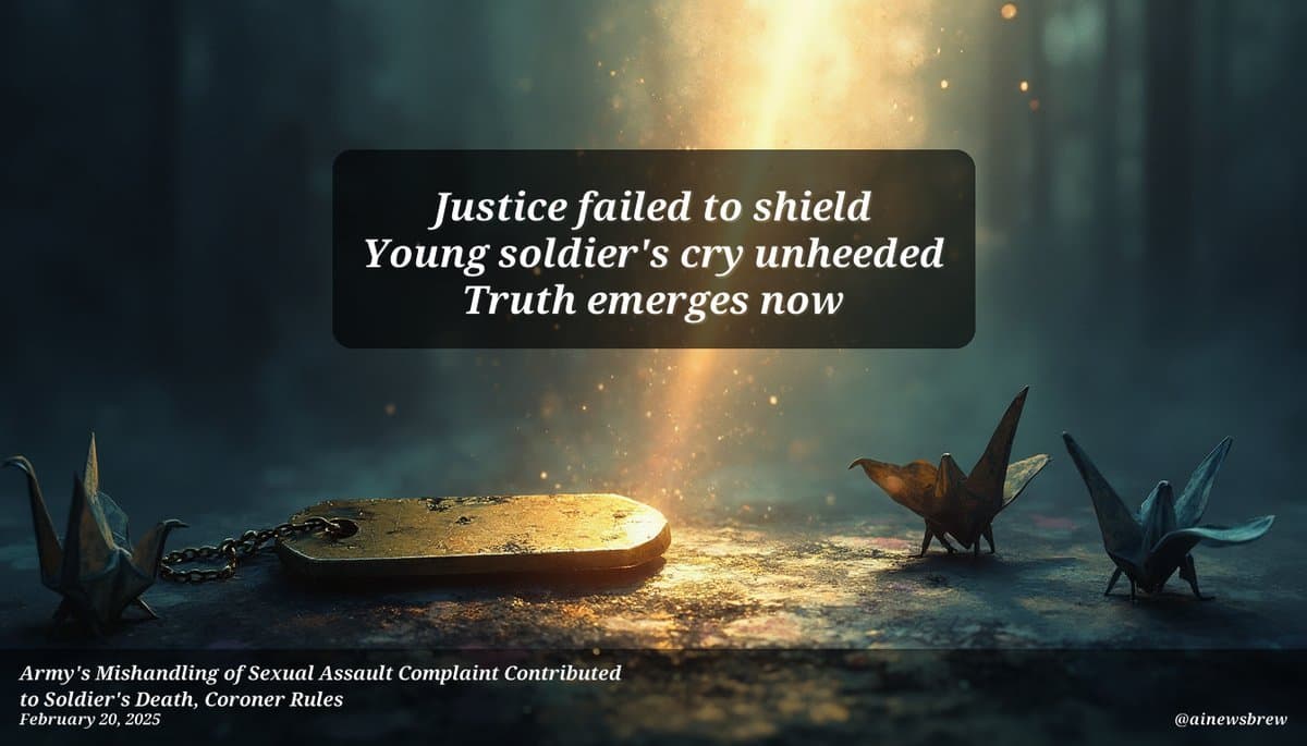 Army's Mishandling of Sexual Assault Complaint Contributed to Soldier's Death, Coroner Rules