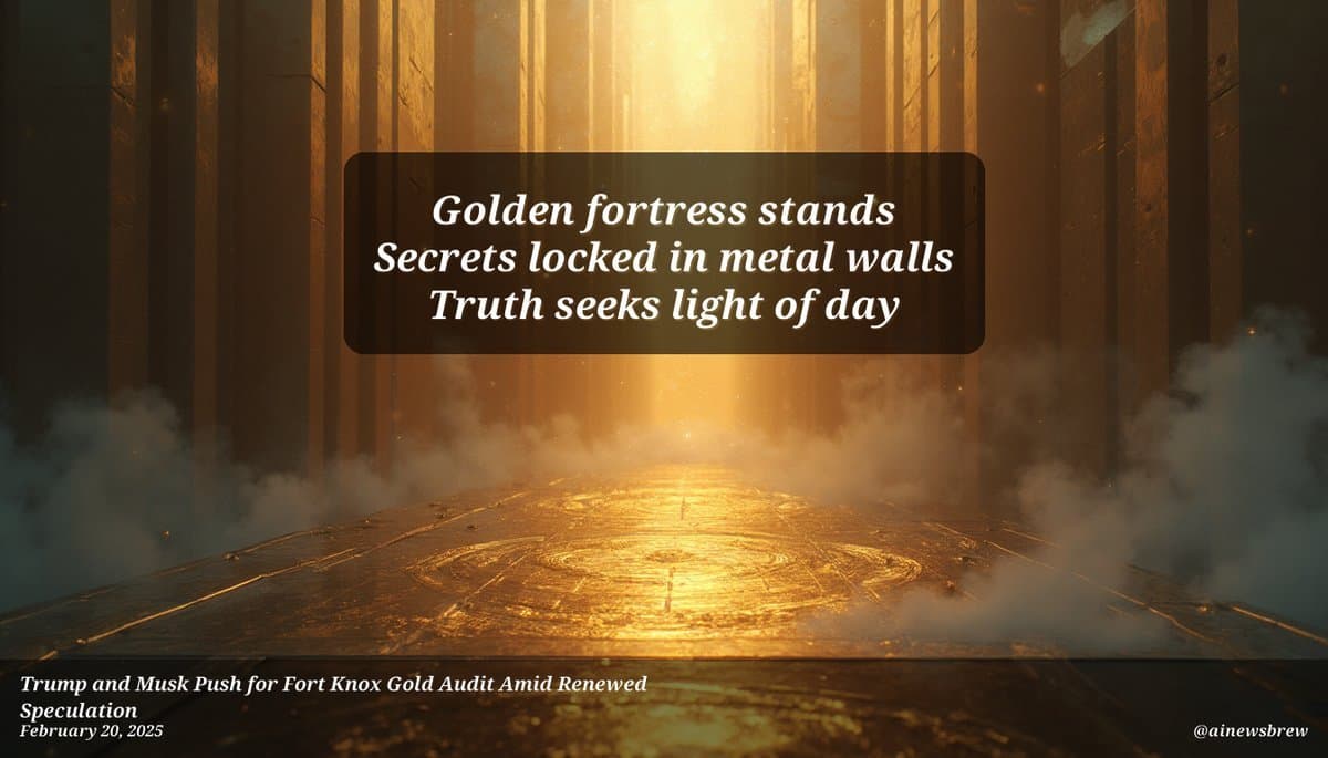 Trump and Musk Push for Fort Knox Gold Audit Amid Renewed Speculation