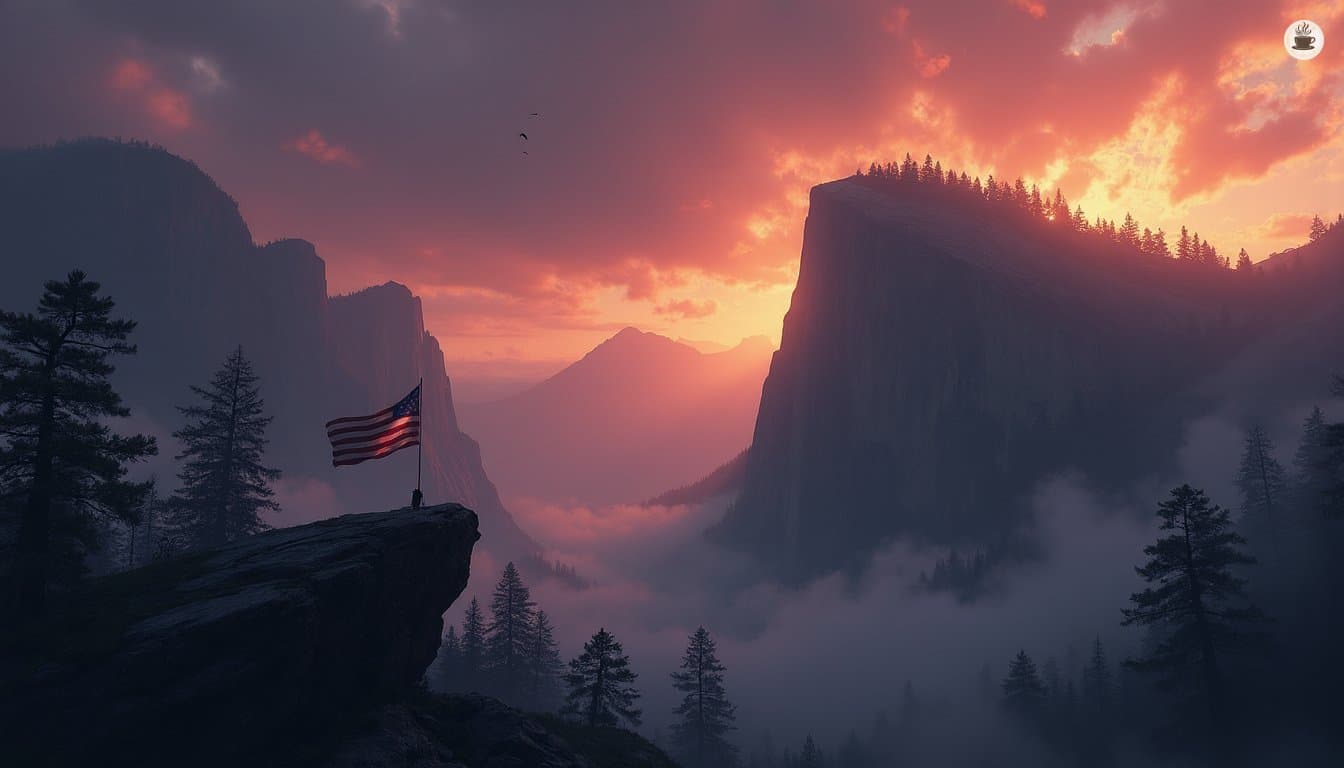 National Park Workers Protest Job Cuts with Dramatic Flag Display at Yosemite's El Capitan