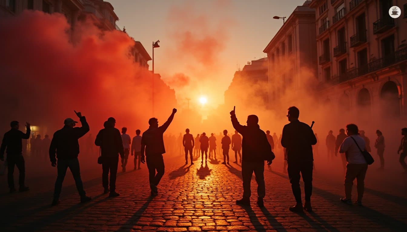 Buenos Aires: Retirees and Soccer Fans Clash with Police in Anti-Austerity Protest