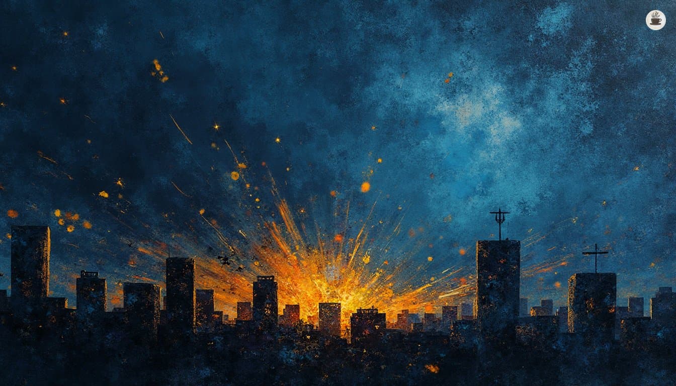 Russian Drone Strike on Kharkiv, Ukraine Injures Nearly 50 Civilians