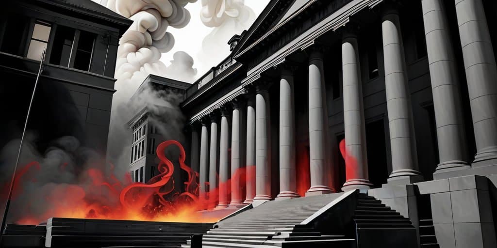 Court Explosion: Defendant Detonates Explosives, Sparking Investigation and Causing Casualties