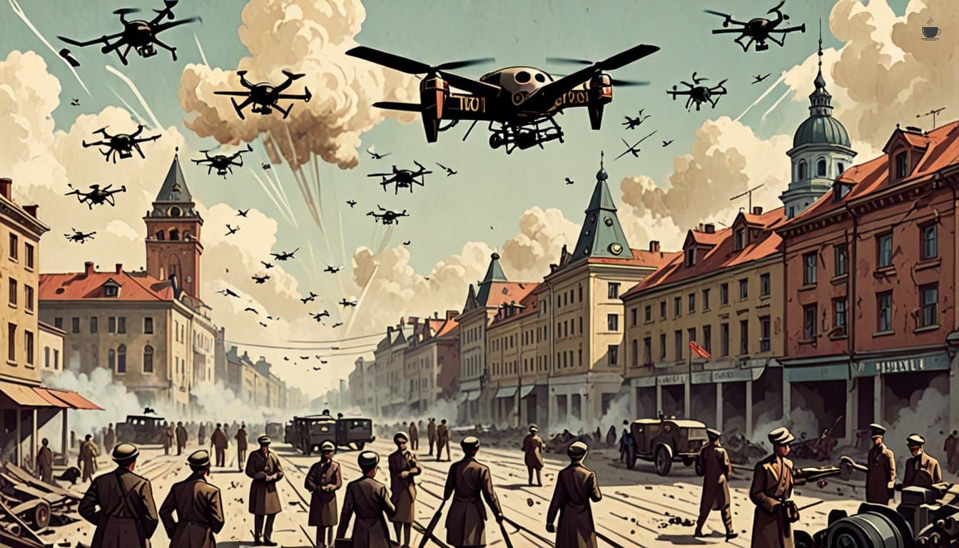 Drone Warfare Escalates in Russia-Ukraine Conflict, Causing Widespread Civilian Impact