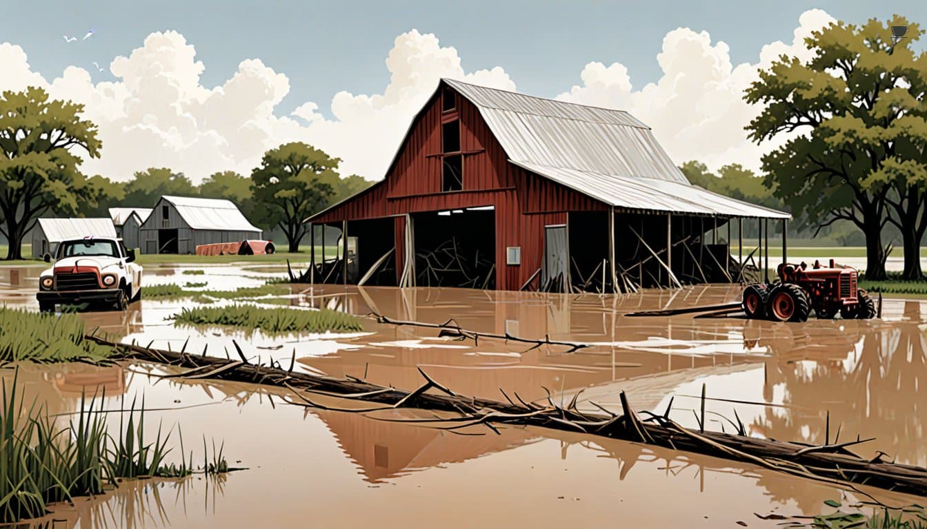 Texas Floods Devastate Farms and Ranches, Farmers Face Massive Cleanup
