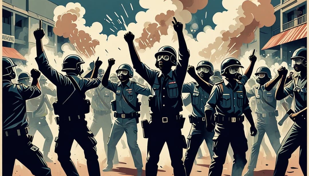 Indonesian Students Clash with Police in Massive Protest Against Lawmakers' Excessive Pay