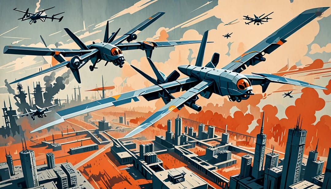 Ukraine Launches Massive Drone Offensive Targeting Russian Critical Infrastructure