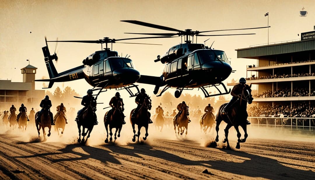 FBI Conducts Massive Raid at Idaho Horse Track, Targeting Illegal Gambling and Immigration Violations